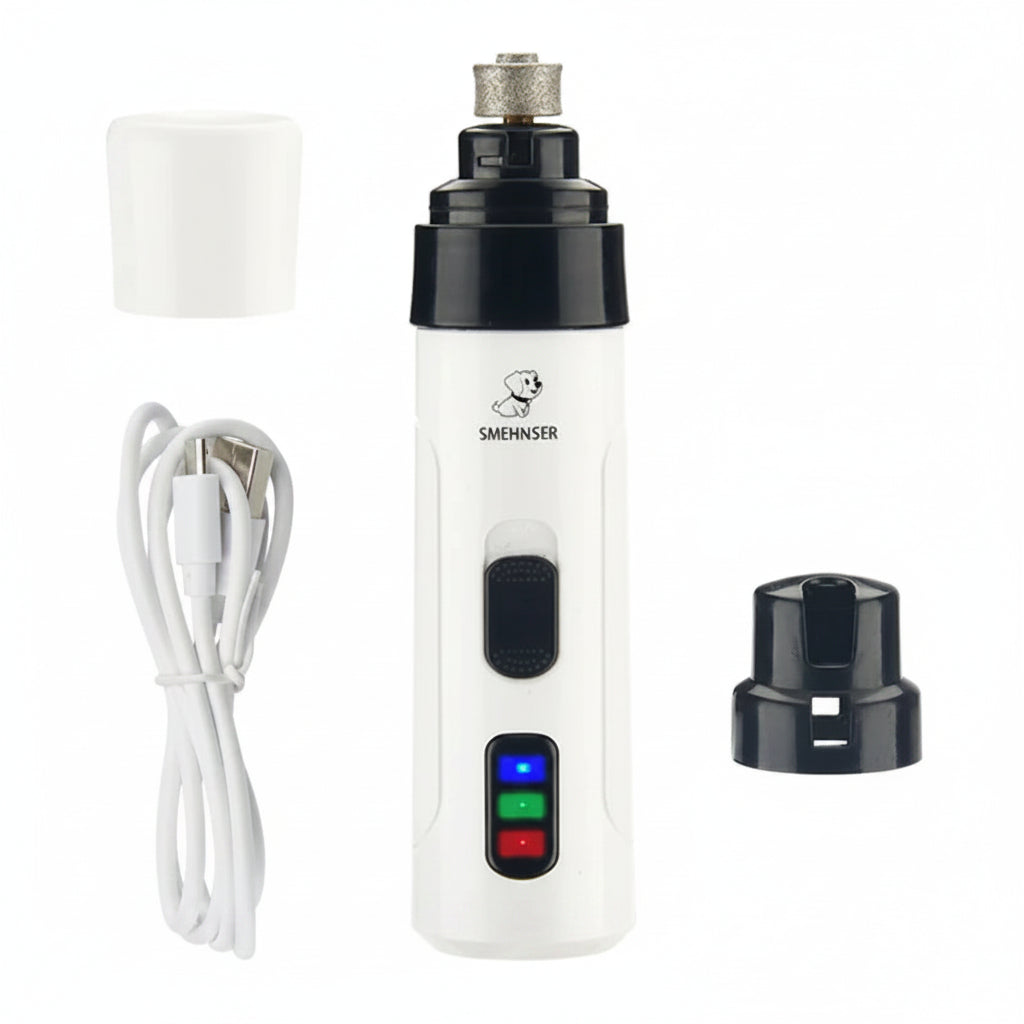 Eco-Friendly USB Rechargeable Pet Nail Grinder for Dogs & Cats