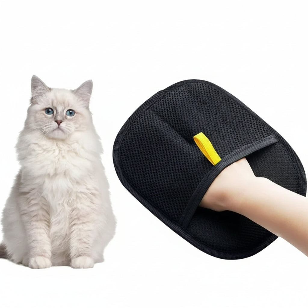 Eco-Friendly Pet Hair Remover Gloves – Dog & Cat Cleaning Brush
