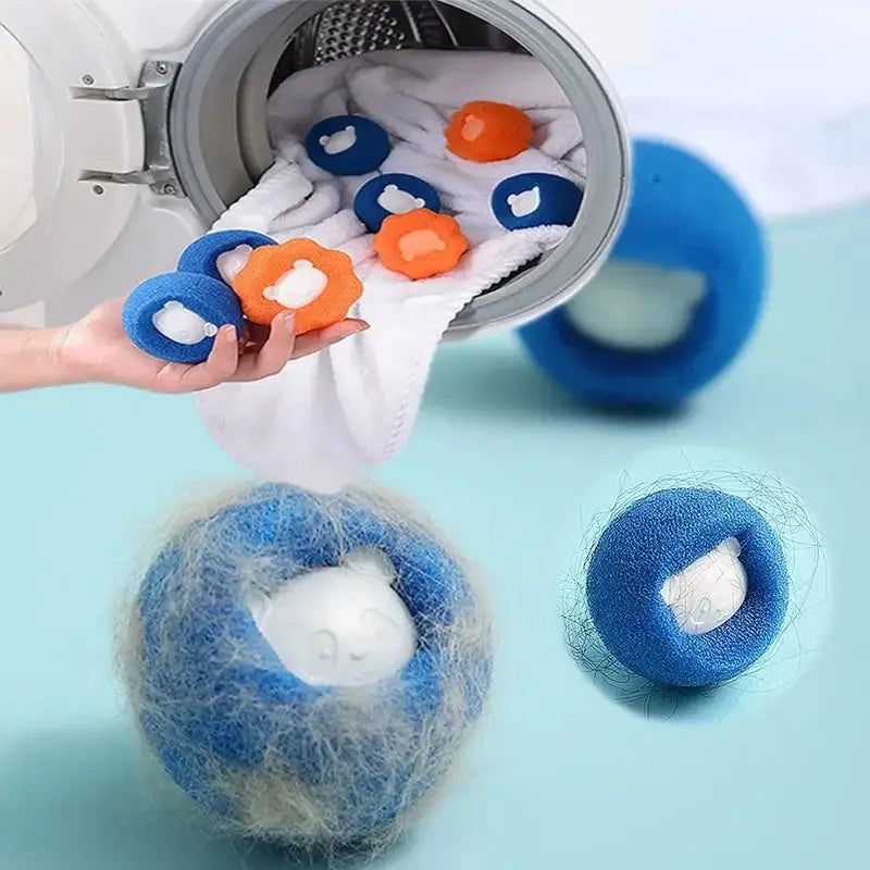 Eco-Friendly Pet Hair Remover Ball – Reusable Laundry Filter