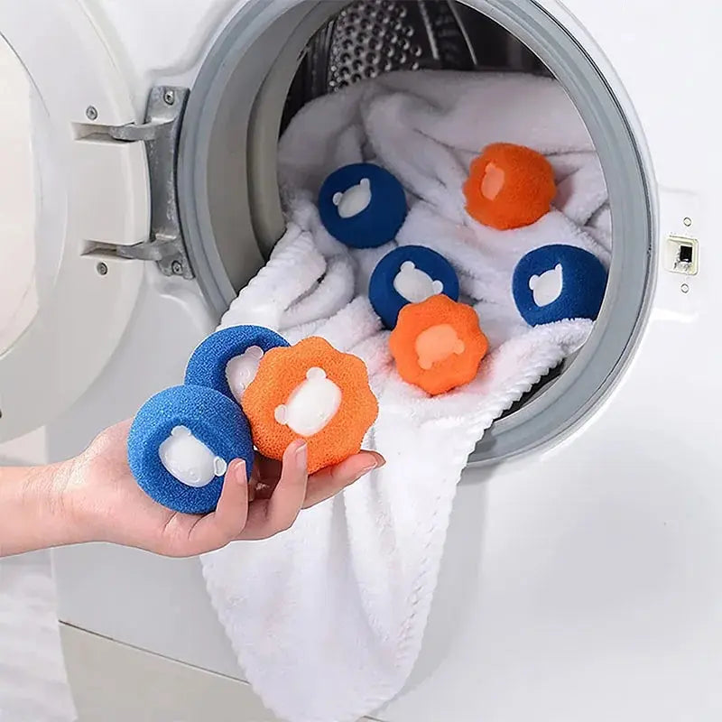 Eco-Friendly Pet Hair Remover Ball – Reusable Laundry Filter