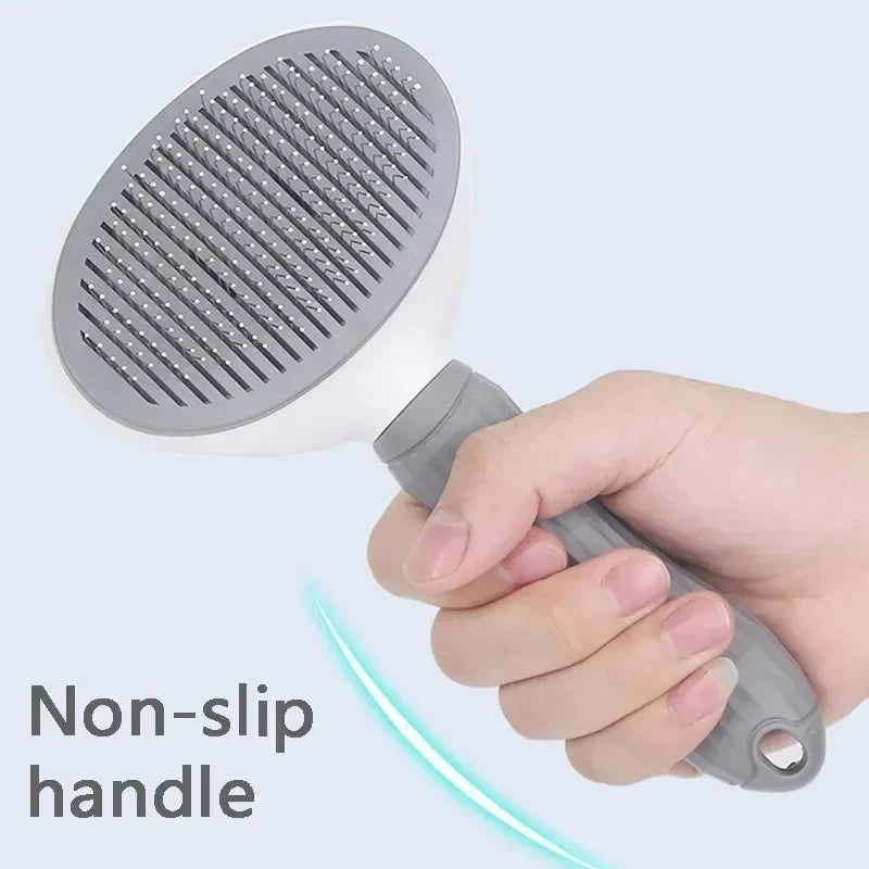 Eco-Friendly Self-Cleaning Pet Dematting Comb for Dogs & Cats